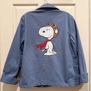 Snoopy Design cotton blazer